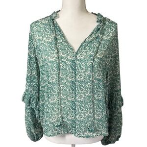 See U‎ Soon Green Floral Print Blouse XS